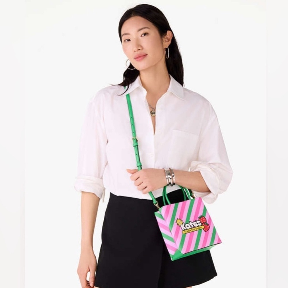 NWT Kate Spade Candy Treat Yourself Mini Tote KK171 Pink Multi Color - Picture 5 of 11